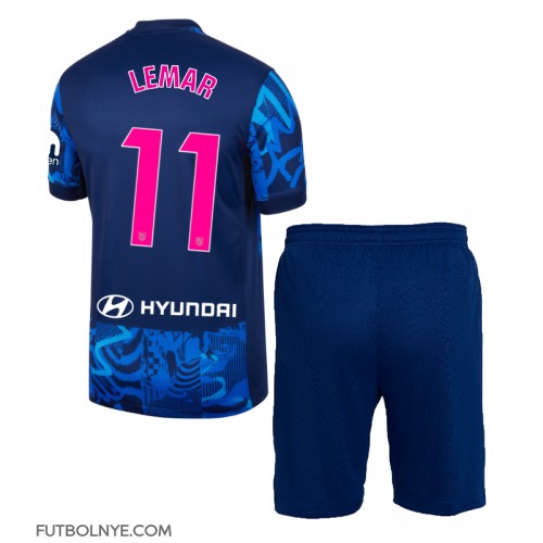 Camiseta Atletico Madrid Thomas Lemar #11 Tercera Equipación para niños 2024-25 manga corta (+ pantalones cortos)